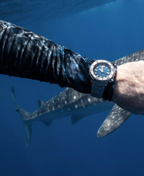 Мужские часы Eco-Drive Promaster Dive с браслетом из нержавеющей стали 44 мм серебристого цвета - 3