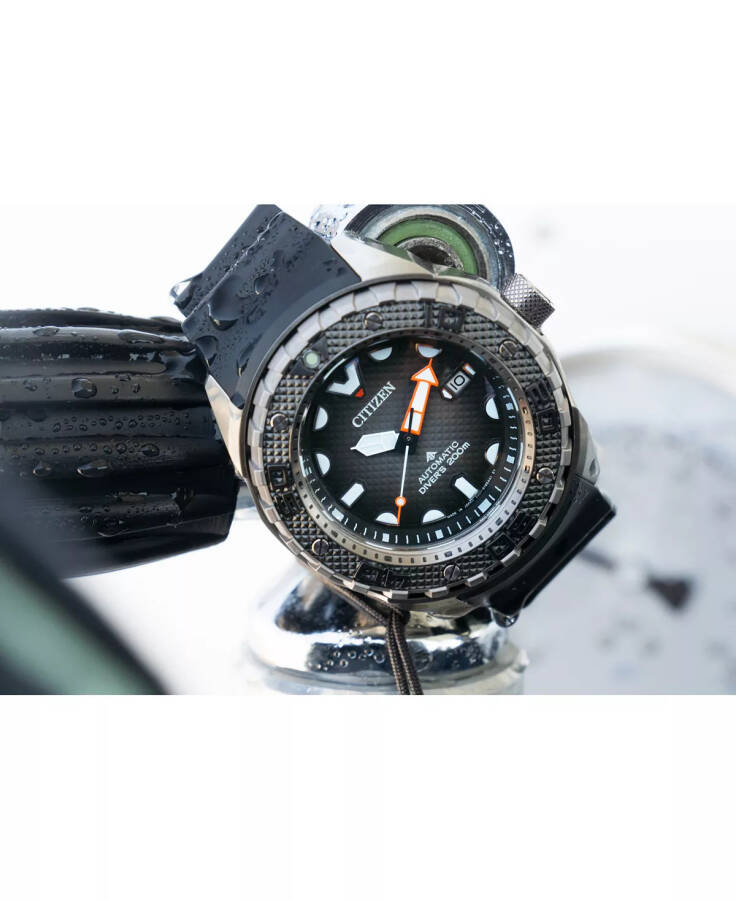 Мужские часы Promaster Automatic Dive с черным ремешком, 46 мм черные - 4