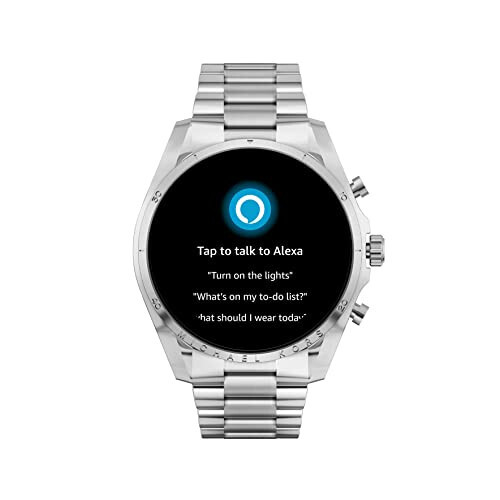 Мужские или женские смарт-часы Michael Kors Gen 6 44 мм с сенсорным экраном, встроенным Alexa, фитнес-трекером, отслеживанием сна, GPS, управлением музыкой, уведомлениями со смартфона (Модель: MKT5139V) - 6