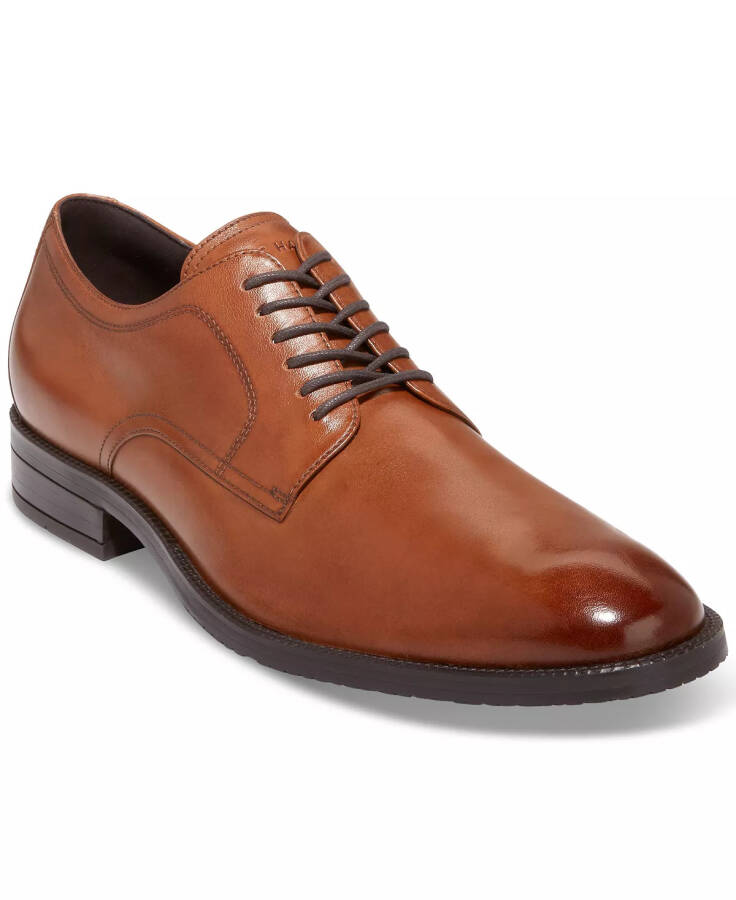 Мужские классические кожаные туфли Oxford British Tan - 1