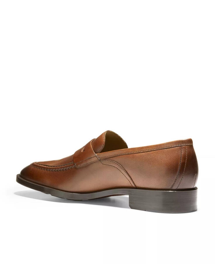 Мужские кожаные мокасины Hawthorne Slip-On Penny Brown - 3