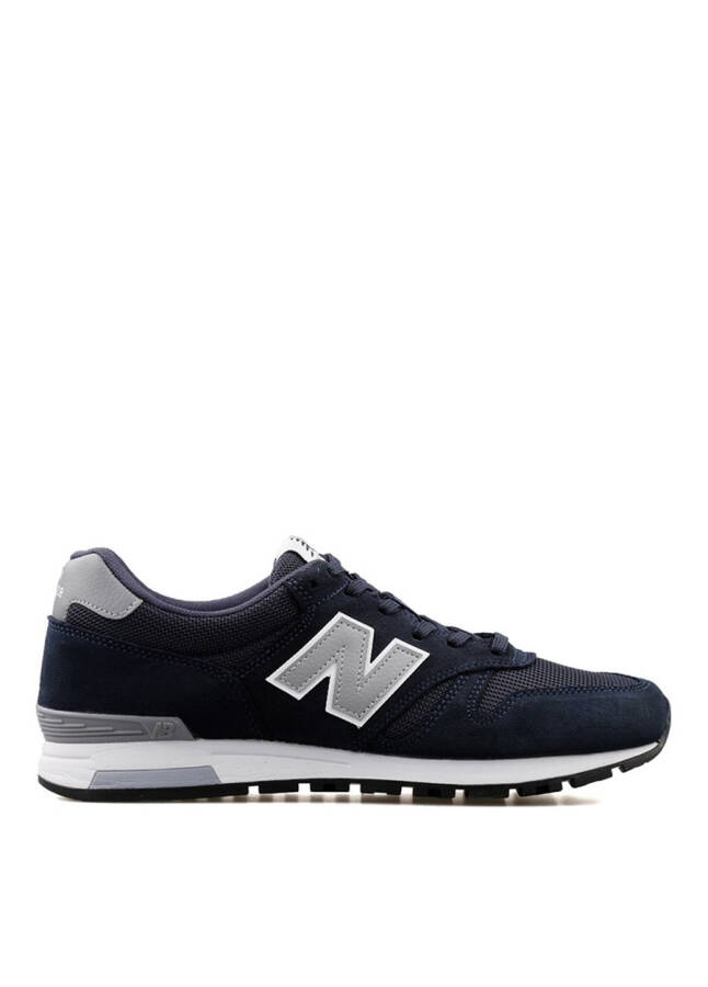 Мужские кожаные повседневные кроссовки New Balance синего цвета ML565NVY - 6