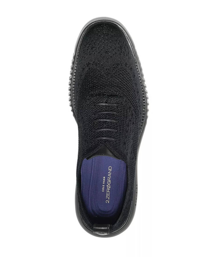 Мужские кожаные туфли 2.Zerogrand Stitchlite Oxford Черный, Черный - 5