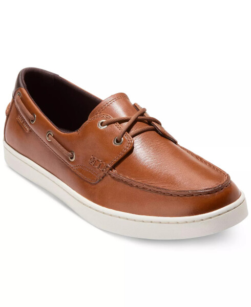 Мужские лодочные туфли Nantucket British Tan / Ivory - 1