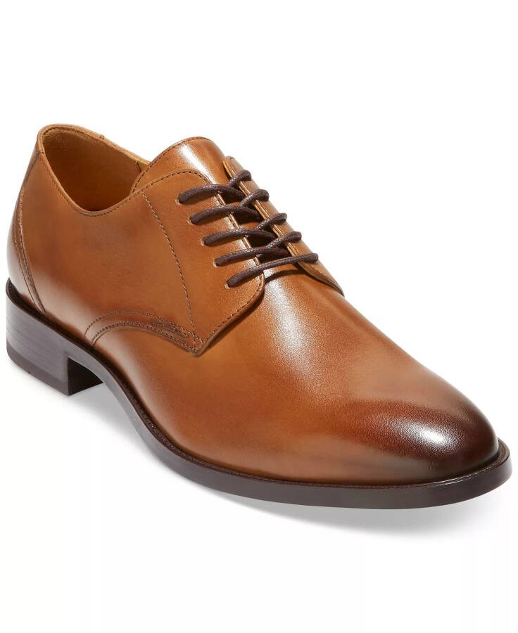 Мужские Оксфорды Hawthorne Plain Dress Shoe British Tan - 1