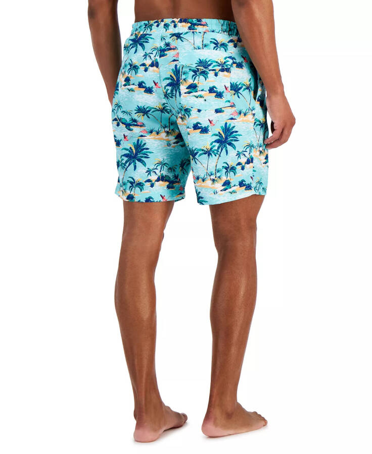 Мужские плавательные шорты Balu Scene Tropical-Print Quick-Dry 7