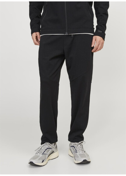 Мужские спортивные штаны Jack & Jones Slim Fit черные JPSTWILL JJCLOUD SWEAT PANTS NOOS - 37