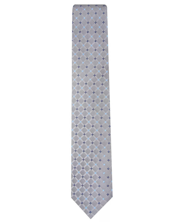 Мужской галстук Linked Neat Tie, созданный для Macy's, серый - 2