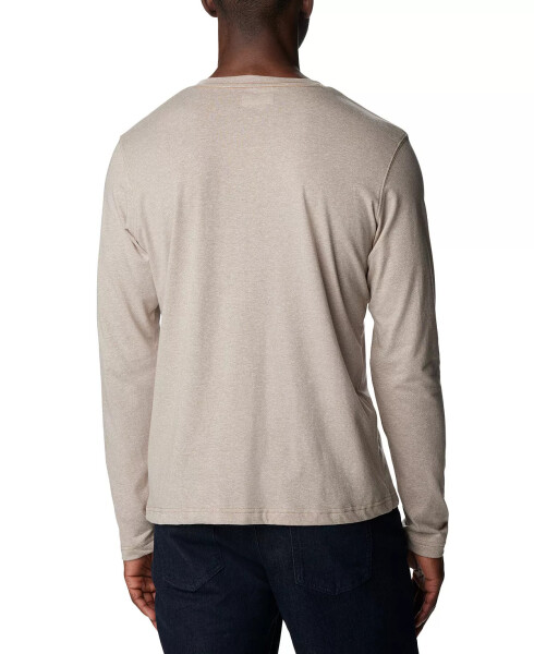 Мужской Henley с длинным рукавом Thistletown Hills Logo Graphic Tech Delta Heather - 3