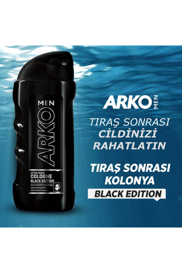 Мужской одеколон после бритья Men Black Edition 250ml - 2