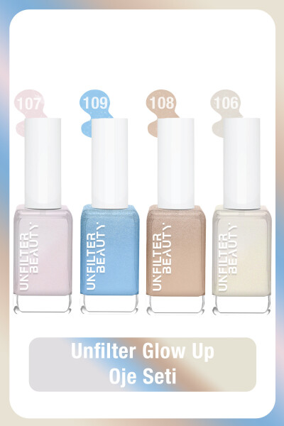 Набор лаков для ногтей Unfılter Beauty No: 109 + No: 107 + No: 108 + No: 106 - 2