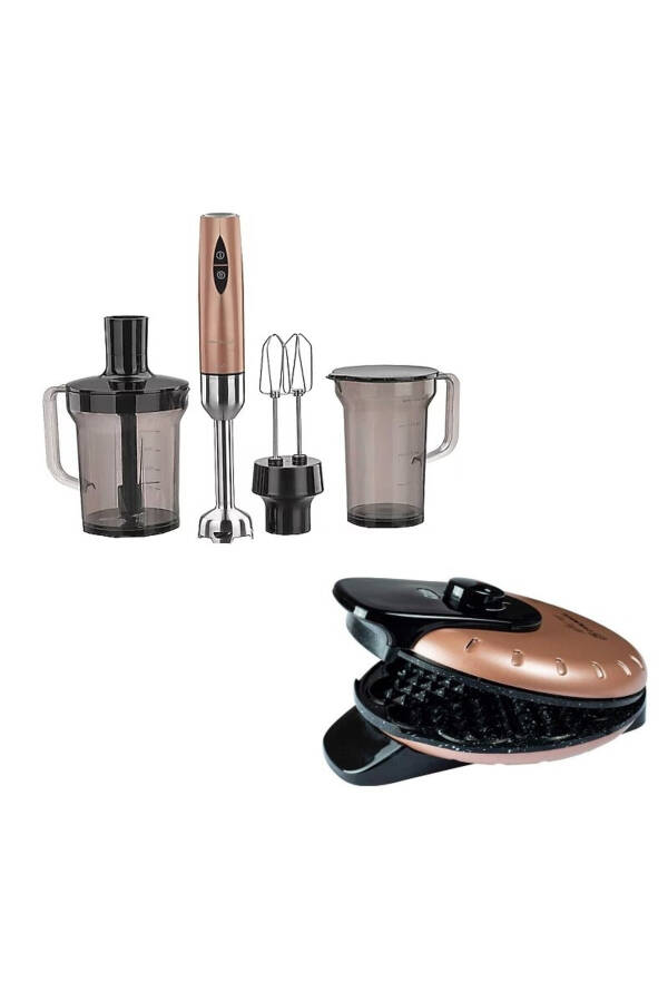 Набор Vertex Mega Blender Rosagold A445-05 & Mia Rosagold Waffle Maker A319-03 Special Set - 1