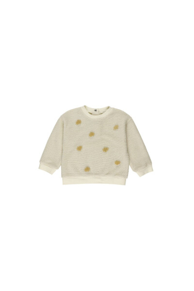 Nakışlı Detaylı Kız Bebek Sweatshirt - 4