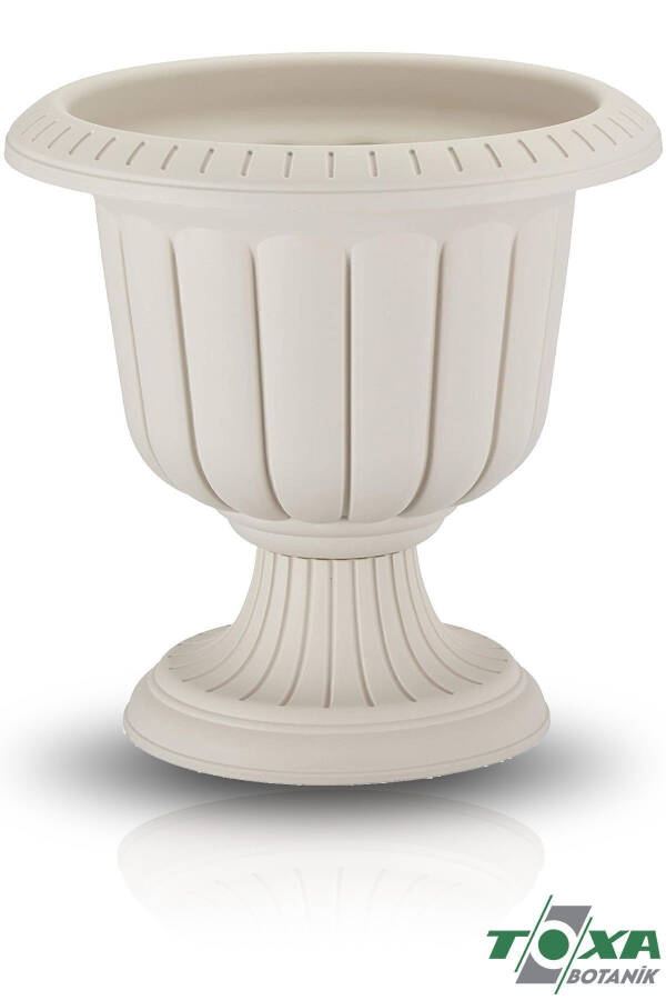 Narcissus Leg Pot Broken White Plastic Flower Pot - 13