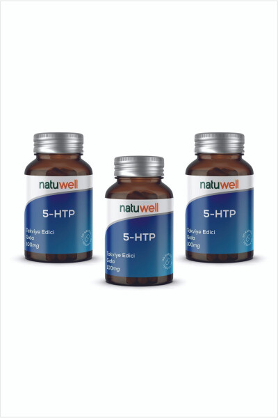 Natuwell 5-HTP 100 mg Dietary Supplement 30 Capsules (Pack of 3) - 1