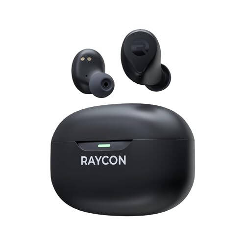 Наушники Raycon Everyday (выпуск 2024 года) - Bluetooth-наушники True Wireless с 32 часами воспроизведения, технологией Multipoint, максимальным комфортом и активным шумоподавлением (черный карбон) - 1