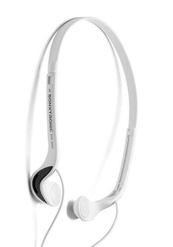 Наушники-вкладыши SONXTRONIC White ICE Xdr-8001 Vertical in Ear Ultralight Sport Running Headband (стиль mdr-w08l белый и серебристый) - 1