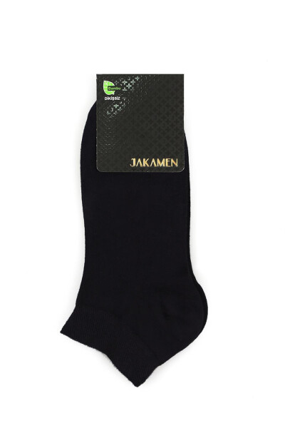 Navy Bamboo Ankle Socks - 1