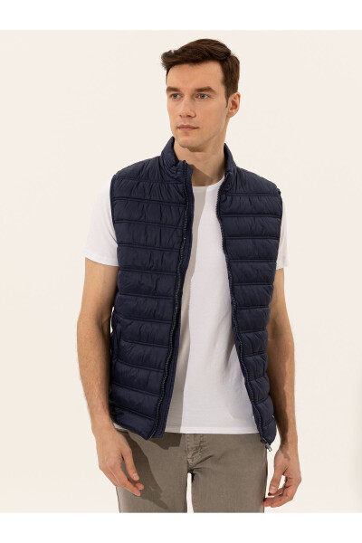 Navy Blue Vest (50248677-VR033) - 1