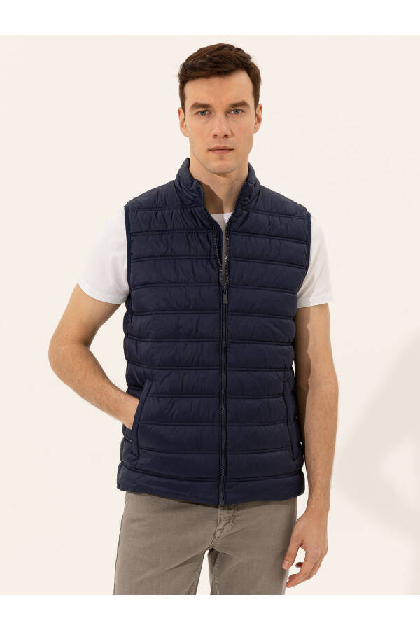 Navy Blue Vest (50248677-VR033) - 3