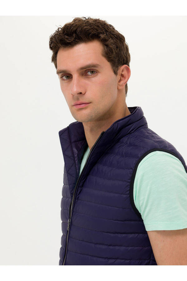 Navy Blue Vest (50266336-VR033) - 3