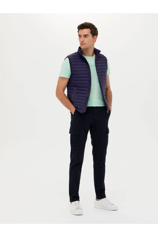 Navy Blue Vest (50266336-VR033) - 4