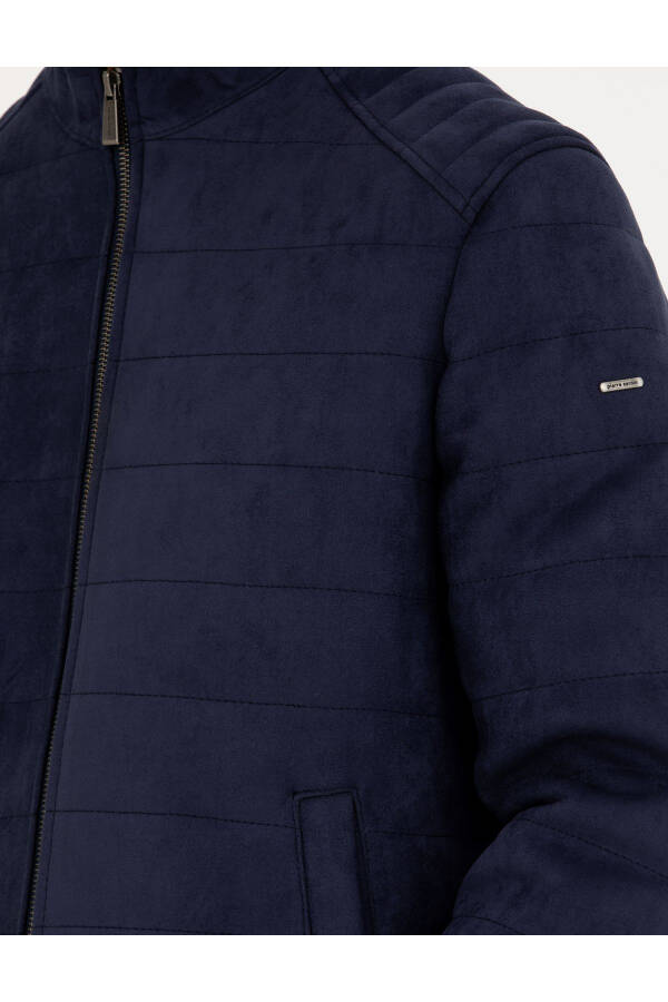 Navy Leather Jacket 50282843-200 - 7