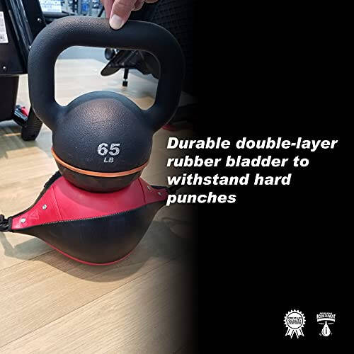 NDNRTA Double End Bag, (Classic Style Upgraded), Improve Reaction Speed, Boxing Equipment, Durable, Double End Punching Bags, Home Gym, Floor to Ceiling, for Boxing (Shipped from The U.S) - 7