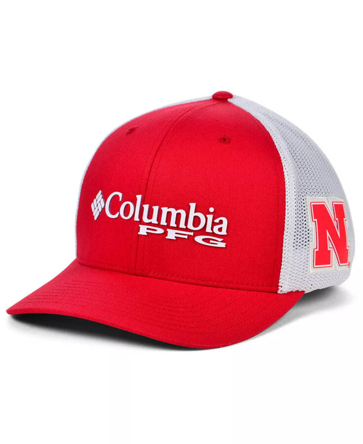 Nebraska Cornhuskers PFG Esnek Şapka Kırmızı/Beyaz - 1