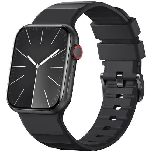 Negatta Silikon Spor Bant Apple Watch 49mm 45mm 44mm 42mm ile Uyumlu Erkek Kadın için, Yumuşak Nefes Alabilen Bileklik Değiştirme Kayışı iWatch Ultra 2 SE Serisi 9 8 7 6 5 4 3 2 1 - 1