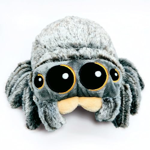 Nenzhu Spider Plush 6.9 inch - Spider Stuffed Animal: Great Jumping Cute Spider Plush Gift for Kids 3+ - 33