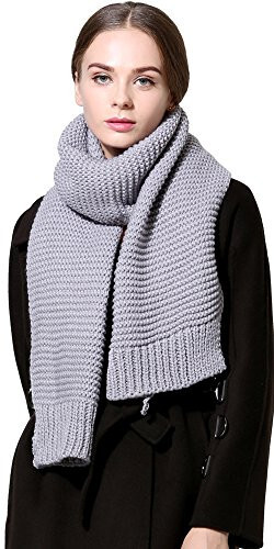 NEOSAN Women Men Winter Thick Cable Knit Wrap Chunky Warm Scarf - 5