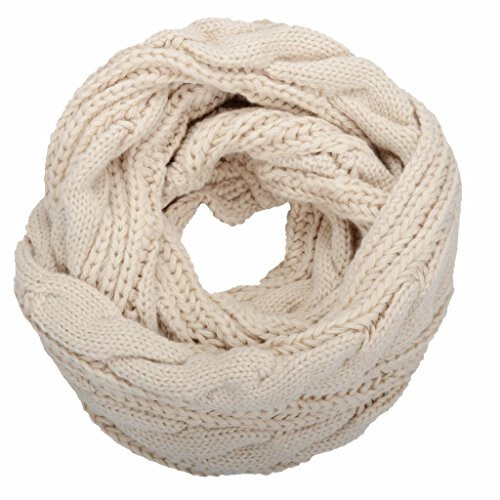 NEOSAN Womens Thick Ribbed Knit Winter Infinity Circle Loop Scarf - 1