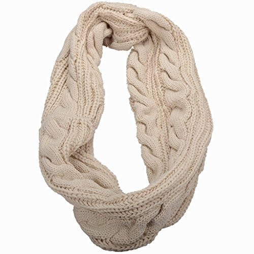 NEOSAN Womens Thick Ribbed Knit Winter Infinity Circle Loop Scarf - 3