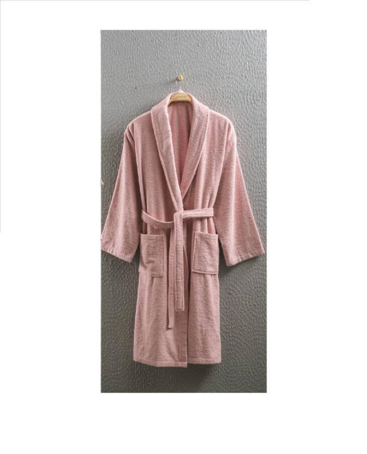 Nevresim Dünyası Cotton Single Robe Powder - 2