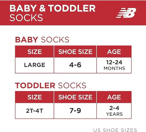 New Balance Baby Boys' Socks - 12 Pack Quarter Cut Non-Skid Gripper Socks (Infant/Toddler) - 29