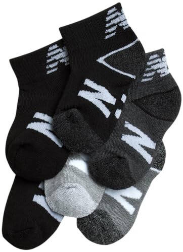 New Balance Baby Boys' Socks - 12 Pack Quarter Cut Non-Skid Gripper Socks (Infant/Toddler) - 2