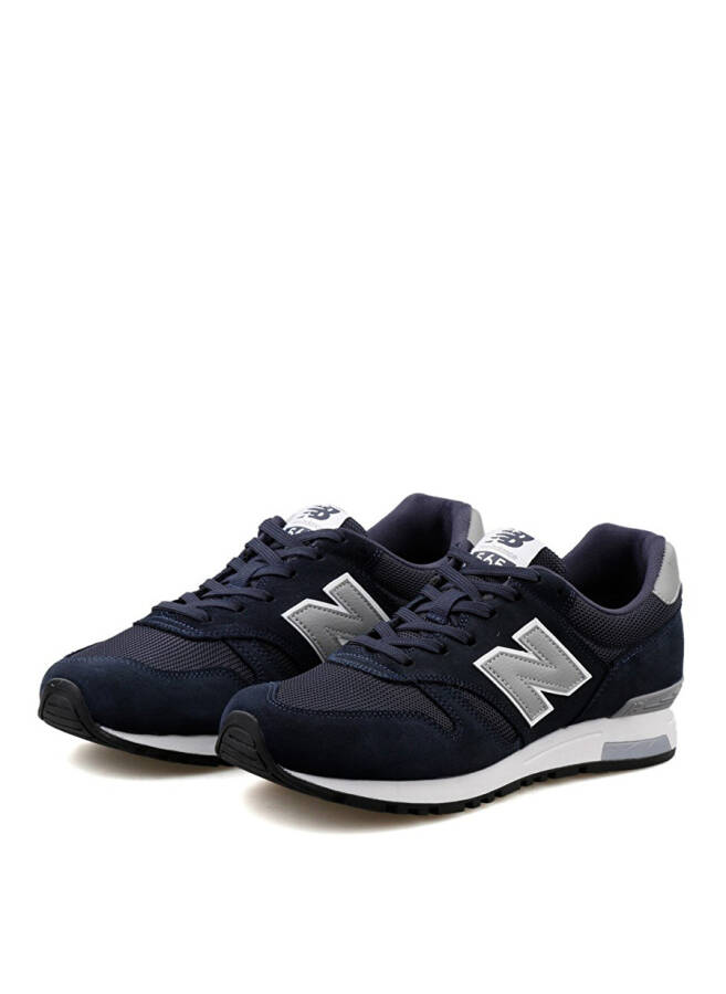 New Balance ko'k rangli erkaklar uchun zamonaviy charm poyabzali ML565NVY - 3