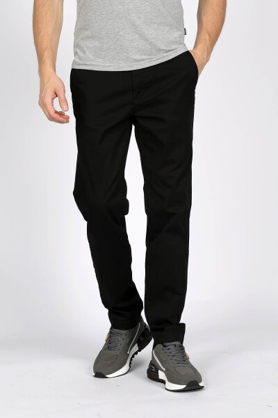 New Chıno 2 Men's Woven Pants Black - 9