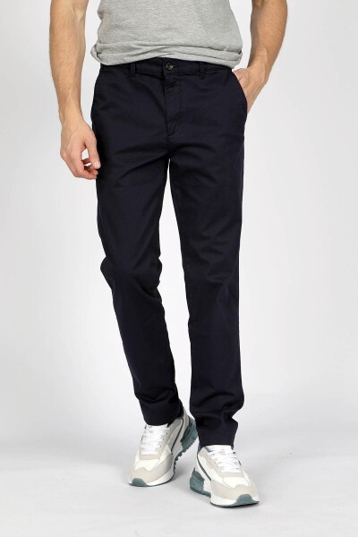 New Chıno 2 Men's Woven Pants Navy - 8