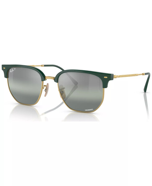 New Clubmaster Polarized Sunglasses, RB4416 Green on Arista - 8