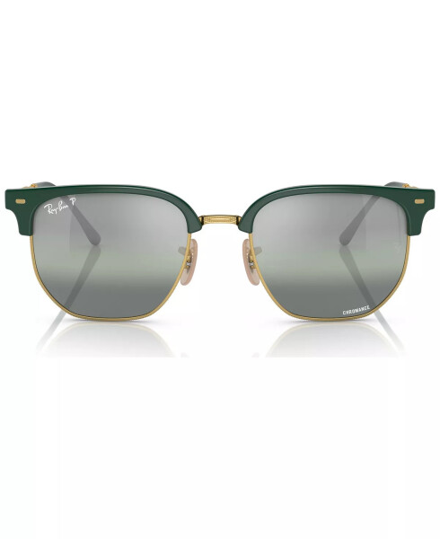 New Clubmaster Polarized Sunglasses, RB4416 Green on Arista - 2