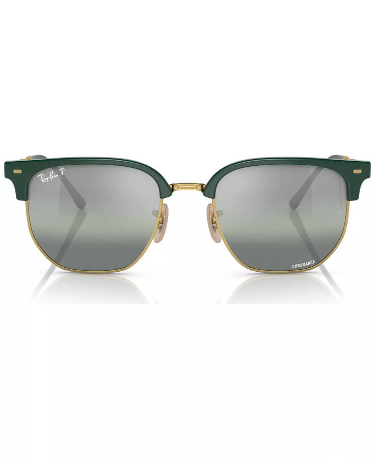 New Clubmaster Polarized Sunglasses, RB4416 Green on Arista - 2