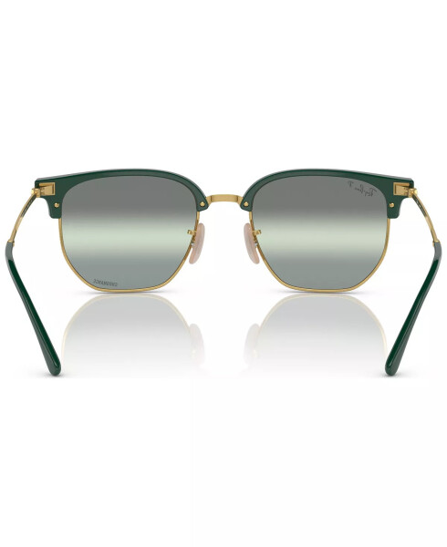 New Clubmaster Polarized Sunglasses, RB4416 Green on Arista - 4