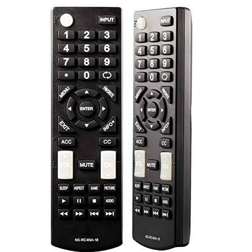 New NS-RC4NA-18 Universal Replacement Remote Control Fit for Insignia TVs - 1