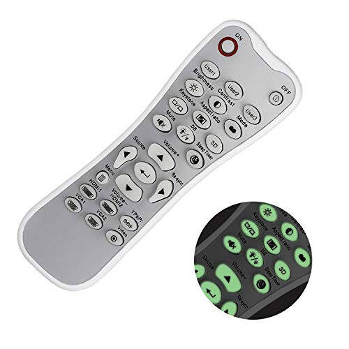 New Replacement Remote Control compatible with Optoma Projector HD26 GT1080 GT1070X HD141X DH1008 HD37 HDF536 HDF537ST HD200D EH200ST L-27-5KEY Controller - 1