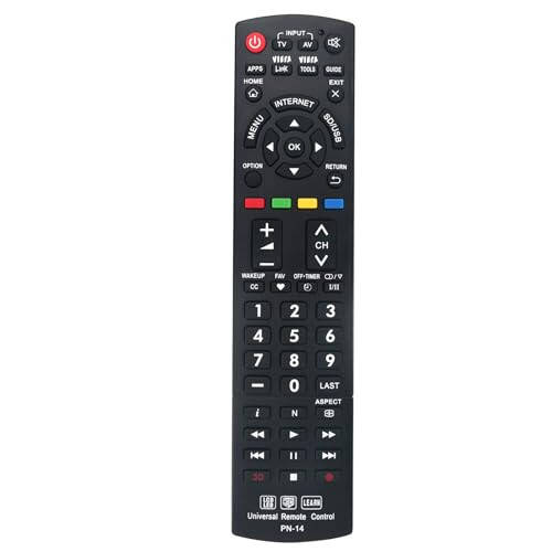 New Universal Controller Replaced Remote Works for 99% Panasonic LED LCD Learn 3D TV Also SUBs N2QAYB000926 N2QAYB000485 N2QAYB000837 - 1