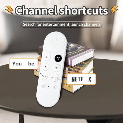 New Universal Remote Control Compatible with Google Chromecast 4k Snow(Remote Control ONLY), Voice Remote Control for G9N9N/GA01409-US/GA01919-US/GA01920-US/GA01923-US/GA02463-US/GA02464-US - 5