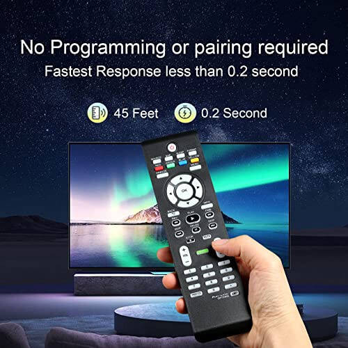 New Universal Replaced Remote Control Replacement fit for All Magnavox Smart TV - 2