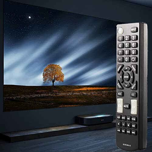 New Universal Replacement Remote Control Fit for All Insignia TVs One Year Warranty - 3